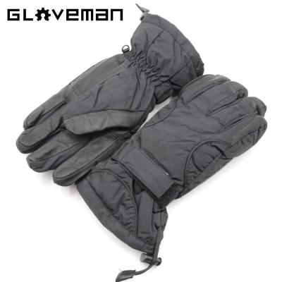 China Women Best Selling Taslon Back Genis Goat Skin Custom Black Breathable Waterproof Winter Mittens Sports Leather Gloves for sale