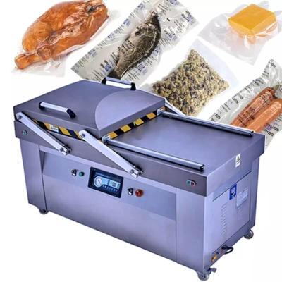 China Automatic Double Chamber Food Vacuum Packing Machine Sealer 400 500 600 700 800 900 1000mm for sale