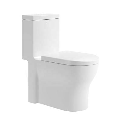 China Automatic Operation Bathroom+Sanitary+Ware++One+Piece+Ceramic+Wc+Toilet for sale