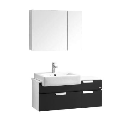 China The most popular modern bathroom cabinet wall hang cheap modern single sink bathroom vanity for sale