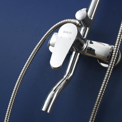 China With Chinese Hot Selling Slide Bar Factory Price Constant Temperature Shower Set for sale