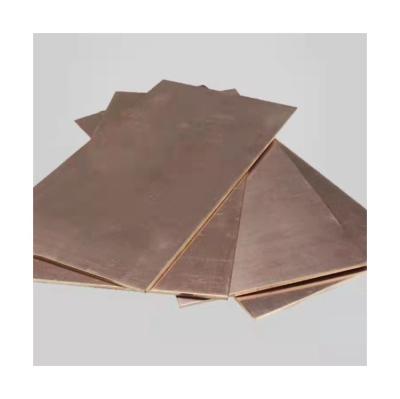 China Industry Factory Direct Sales Carbon Copper Aluminum Foil Coils Water Stop Beryllium Brass Bronze Sheet for sale