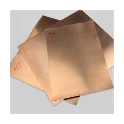 China Chinese Industry Factory Copper Sheet 0.5mm 5mm Coil Beryllium Bronze Sheet for sale