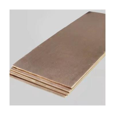 China Industry Leaded Sheets Good Quality Copper Infused Beryllium Bronze Custom Sheet for sale