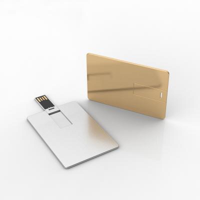 China Creative ultra thin usb memory card stainless steel usb card 1 gigabyte 4 gigabyte 16gb 32gb 256gb flash drive metal usb3.0 for sale