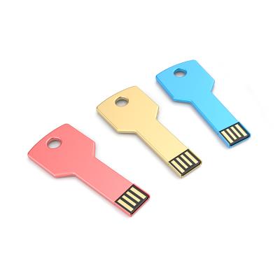 China OEM 1gb 2gb 4gb 8gb metal usb drive key shape usb flash stick pendrive with factory price for sale