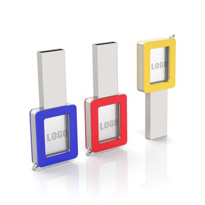 China metal usb flash drive with led light for sale