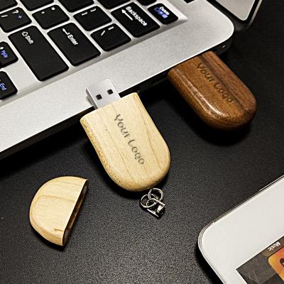 China Wooden USB Pendrive Thumb Drive Rectangle Wedding Wooden Flash Drive White 2GB 4GB 8GB U Disk for sale