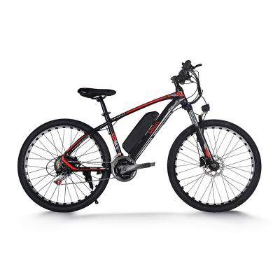 China Factory direct sales aluminum alloy aluminum electric bike 48v 7 speed frame 250w electric mountain bike for sale