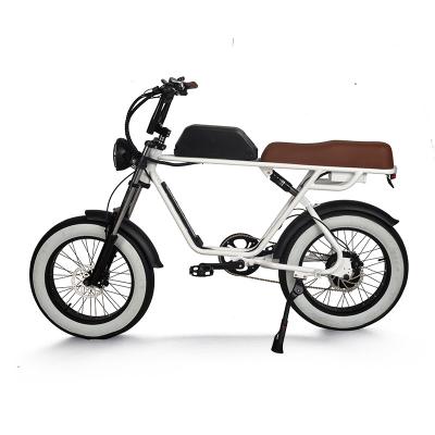 China Wholesale High Quality Aluminum Alloy Factory Fat Tire Electric Bike 350w Max Range 50-60km Electric Bicycle for sale