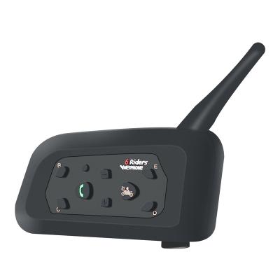 China High quality v6 intercom for motorcycle helmet wireless intercom 6*10*16.5CM for sale