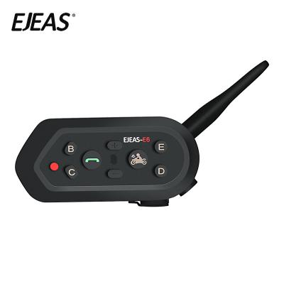 China Ourdoor used newest 1200m motorcycle E6 /motorcycle helmet bluetooth helmet intercom with high quality for sale