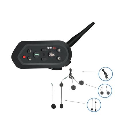 China EJEAS brand E6 1200M motorcycle helmets bluetooth intercom used by Ourdoor with speakers for sale