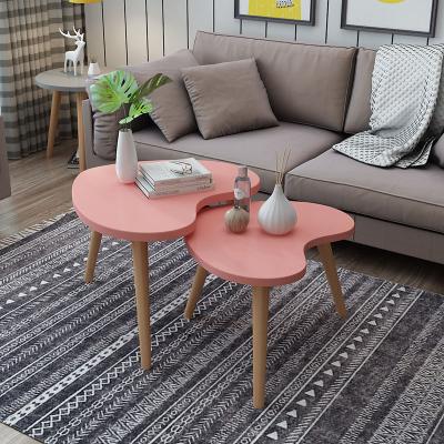 China Centerpiece Creative Living Room Afternoon Tea Table Modern Heart Shaped Coffee Table for sale