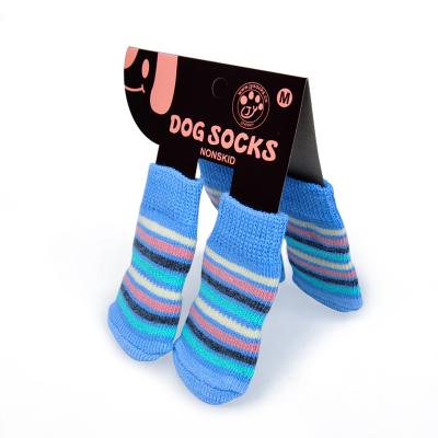 China Viable Factory Wholesale Non-Slip Knitted Pet Socks Teddy Dog Socks Wool Pet Dog Socks Cat Shoes Pet for sale