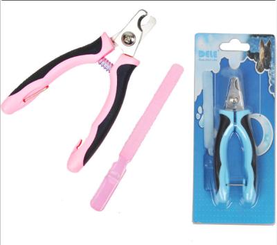 China Viable Dog Nail Scissors Pet Scissors Cat Nail Clippers With Folder Pet Products Nail Clipper Stainless Steel for sale