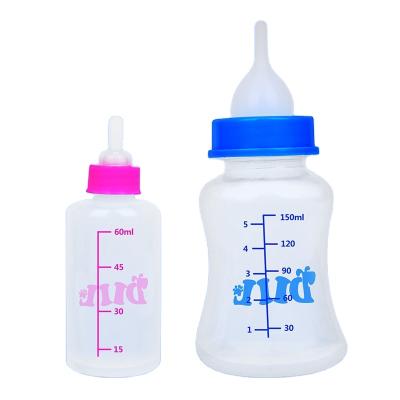 China Sustainable PET Bottle Dog Milk Feeder Set Hot Selling Cat Dog Bottle Set for sale