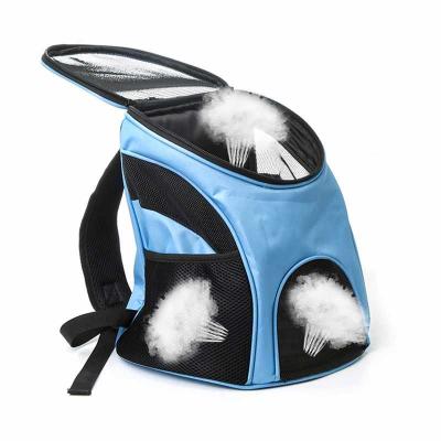 China Fashion Factory Direct Breathable Pet Dog Cat Backpack Portable Backpack for sale