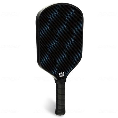 China Customizing Dongli Sports Customs Toray Raw Carbon T700 Fiber Pickleball Paddle With Grooves Texture Beach Tennis Racket for sale