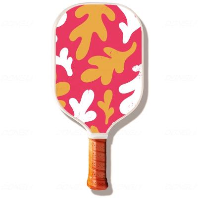 China Customizing Dongli custom design logo fiberglass Pickball Paddles Lightweight grit surface gift box and racket cover christmas paddles for sale