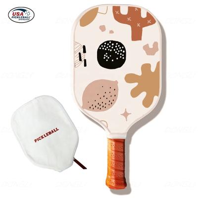 China Customizing Dongli Sports Factory Glass Fiber Honeycomb Core Pickle Ball Set Custom Design Pickleball Paddle Set With Cover for sale