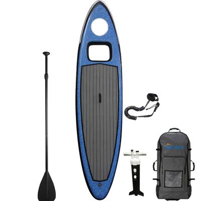 China Cheap Big Sale Unisex Bottom Inflatable Clear Stand Up Paddle Board Fishing Sip Paddle Board With Clear Window Clear Paddle Board for sale