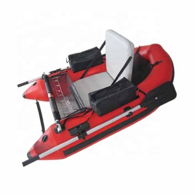 China PVC Wholesale Customized Small Inflatable Fishing Boat With Motor Float Tube Belly Boat For Fishing for sale