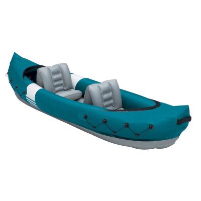 China PVC 3 Meters 4m Length Patent Design 1or 2 People Canoe Drop Stitch Rigid Inflatable Kayak for sale