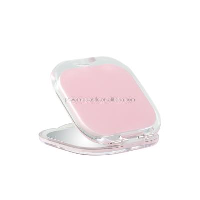 China Magnifying Cheap Square Shape Double Sided Makeup Mirror Easy To Carry for sale