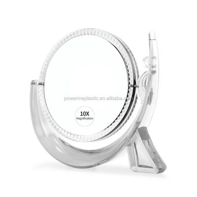 China Double Sided Makeup Mirror Fancy Cosmetic Desktop Gift Magnifying Mirror for sale