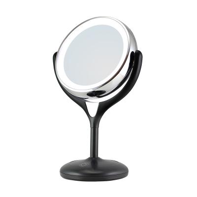 China Morden Lighted Magnifying Mirror Dressing Table Makeup Mirror For Wedding for sale