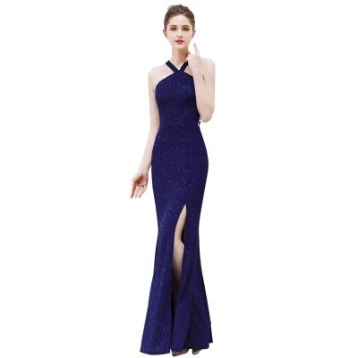 China Anti-Static Ladies Dinner Dresses Long Shoulder Dress Party Wear Dress Women Evening Dresses Elegantes Vestidos de Fiesta Fashion for sale