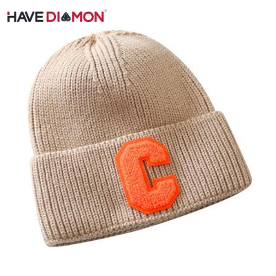 China breathable & Designer Waterproof Custom Logo Ski Beanie Hat Winter Beanie Hats Knitted Knit Hat for sale