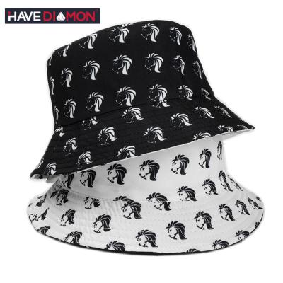 China Polyester Casual Logo Bucket Hat Wholesale Custom Fashion Sunshade Bucket Hat Handwriting for sale