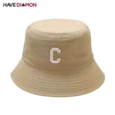 China Sun Protection Summer Embroidery Own Logo Cotton Canvas Bucket Hats Custom Made For Adults Reversible Sun Hat Bucket Hat for sale