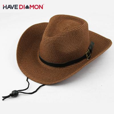 China Fedora Jazz Beach Straw Hat Summer Large Brim Custom Outdoor Adult Foldable Men's Western Cowboy Hats Nicecin Kids Hats for sale