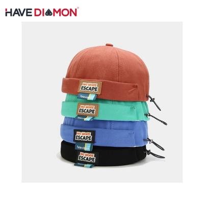 China 2022 Soft Cotton Vintage Hat Hot Sale Custom Logo Brimless Sports Hat For Patch Outdoor for sale