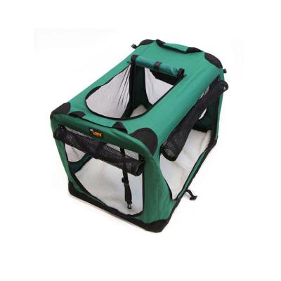 China Factory Direct New Pet Dogs Cage Carrier Bag Car Kennel Folding Stainless Steel Pet Carriy Bag Pet Carrier Airplane for sale