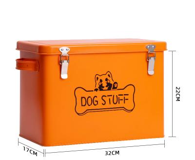 China Factory direct Viable Nordic Pet Toy Storage Box Pet Food Storage Container Airtight Moisture Proof Large Capacity Pet Toy Storage for sale