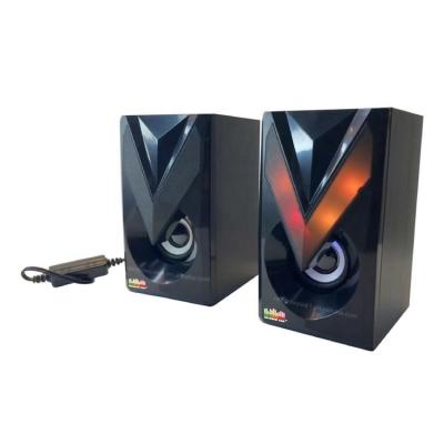 China No RGB Light Stereo Speaker YST-1050 3W*2 Laptop Wired RGB Speakers Laptop Mini USB Computer Speaker for sale