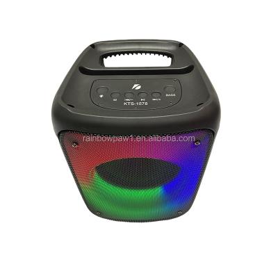 China No Wholesale Kts-1578 Black OEM Portable Speaker 6.5 Inch Karaoke Party Outdoor Wireless Speaker With Led Light for sale