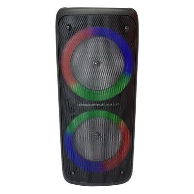 China No Dual KTS-1299 Rechargeable Portable 6.5 Inch Speakers OEM RGB Wireless Speaker With Led Light for sale