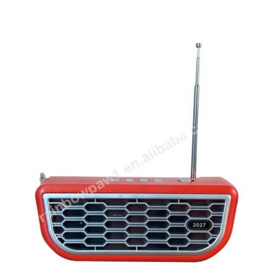 China No Speaker 2027 Portable Radio With High Sound System TF/USB/FM Mini Plastic USB Speaker Cheap Prices for sale