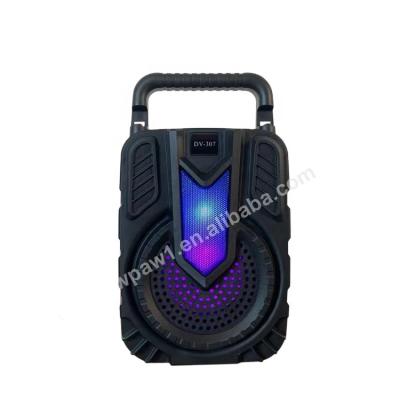 China No Hot Selling 307 Wireless Speaker Portable Speaker 3 Inch Outdoor Wireless Speaker FM/USB/T F Speaker Mode for sale