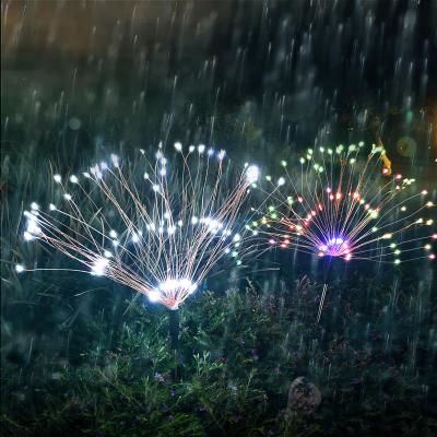 China Outdoor Waterproof Solar Garden Firework Landscape Light Garden Decoration Light for Pathway Patio Christmas Wedding Party for sale