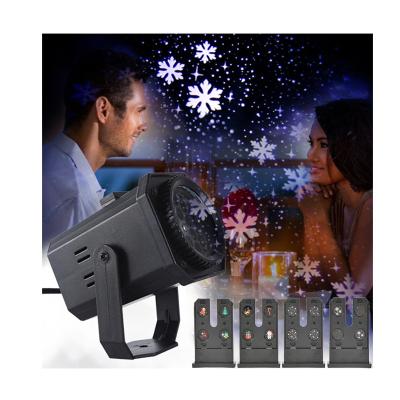 China Indoor Pattern Projector Movie Map Projector Star Snow Laser Light Colorful Rotating Christmas LED Ambient Laser Light for sale