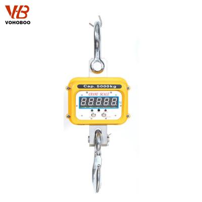 China VOHOBOO weight function 10 tons high quality standard digital crane wireless scale blow scale for sale