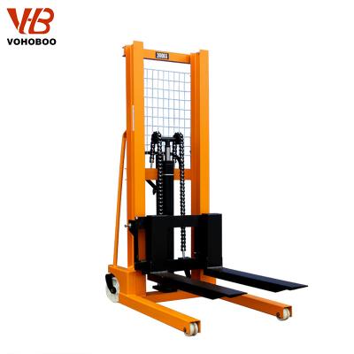 China High Efficiency 1000kgs 2000kgs 3000kgs Liftinght Height 1.6meters Manual Hydraulic Hand Stacker for sale