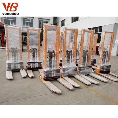 China High Efficiency Hydraulic Pump Hand Pallet Stacker Forklift Manual Stacker with CE Certification for Warehouse for sale