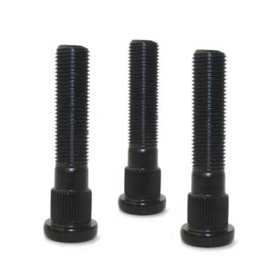 China Steel Black Oxide Wheel Hub Bolt Carbon Steel Heavy Duty Wheel Hub Bolts for sale